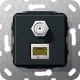 Gira Modular Jack RJ45 Kategorie 6A, Abdeckung Retail