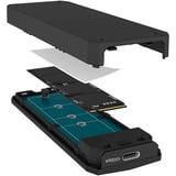 ICY BOX Spade Case 1805, Laufwerksgehäuse schwarz