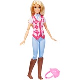 Mattel Barbie Mysteries: Das geheimnisvolle Pferdeabenteuer Barbie Malibu, Puppe mit Reitkleidung und Zubehör