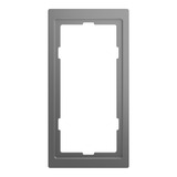 Merten D-Life Rahmen zweifach Rasiersteckdose edelstahl, Retail