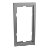 Merten D-Life Rahmen zweifach Rasiersteckdose edelstahl, Retail