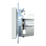 Merten Schutzkontaktsteckdose mit Schriftfeld Retail