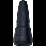 Merten Vollgummi Schutzkontakt-Kupplung mit Schnappkragen, 16 Ampere, 250 Volt, 1-polig schwarz, Retail