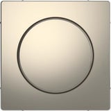 Merten Zentralplatte mit Drehknopf für Dimmer grau, Retail