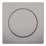 Merten Zentralplatte mit Drehknopf für Dimmer grau, Retail