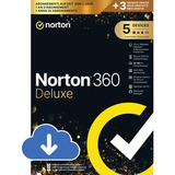 Norton 360 Deluxe, Sicherheit, Datensicherung-Software Deutsch, 15 Monate / 5 Geräte