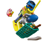 PLAYMOBIL 72078 City Action Polizeitaucher mit Schatz, Konstruktionsspielzeug 