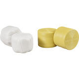 bruder Zubehör: 4 Rundballen je 2 Stück gewickelt und ungewickelt weiß