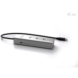 i-tec USB-C Charging Hub silber, Power Delivery, USB-C Video