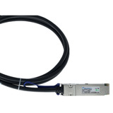 BlueOptics BlueLAN Direct Attach Kabel kompatibel zu Ubiquiti UACC-DAC-QSFP28-2M schwarz, 2 Meter