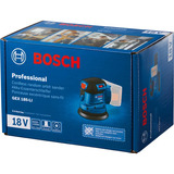 Bosch Akku-Exzenterschleifer GEX 185-LI Professional solo, 18Volt blau/schwarz, ohne Akku und Ladegerät, Ø 125mm