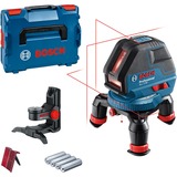 Bosch Linienlaser GLL 3-50 Professional, Kreuzlinienlaser blau/schwarz, L-BOXX 136, rote Laserlinien