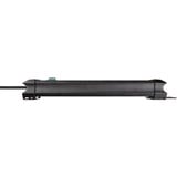 Brennenstuhl Premium-Line Steckdosenleiste 6-fach, 3x 2fach schaltbar schwarz/hellgrau, 3 Meter Kabel, mit 3 Sicherheitsschaltern