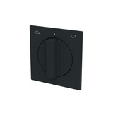 Busch-Jaeger Zentralscheibe mit Pfeil auf und ab 1740-45M, Abdeckung schwarz, Retail