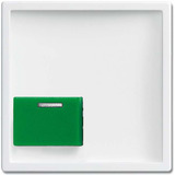 Busch-Jaeger Zentralscheibe studiotafel 2548-642 C-84, Abdeckung weiß, Retail