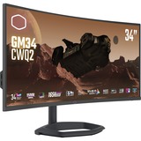 Cooler Master GM34-CWQ2, LED-Monitor 86.4 cm (34 Zoll), schwarz, UWQHD, VA, Curved, Quantum Dot, 180Hz Panel