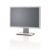 Fujitsu B24W-6 LED Generalüberholt, LED-Monitor 61 cm (24 Zoll), hellgrau, WQHD, TN, DisplayPort, DVI-D, VGA, USB-Hub