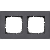 Gira Abdeckrahmen 2-fach anthrazit, Retail