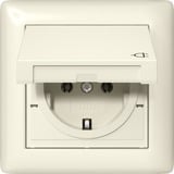 Gira Schutzkontaktsteckdose Typ F mit Klappdeckel und Dichtungsset IP44 weiß, Retail