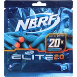 Hasbro Nerf Elite 2.0 20er Dart Nachfüllpack, Nerf Gun blau/orange