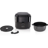 Hisense Heißluftfritteuse HAF1350DR schwarz, 1.350 Watt, Korb 6,7 Liter, mit Sichtfenster