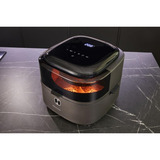 Hisense Heißluftfritteuse HAF1350DR schwarz, 1.350 Watt, Korb 6,7 Liter, mit Sichtfenster