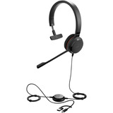 Jabra Evolve 20 SE, Headset schwarz, UC, USB-C und USB-A, Mono