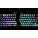 Keychron Q11, Gaming-Tastatur schwarz/blau, DE-Layout, Keychron K Pro Banana, Hot-Swap, Aluminiumrahmen, RGB