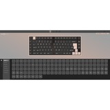Keychron Q11, Gaming-Tastatur schwarz/blau, DE-Layout, Keychron K Pro Banana, Hot-Swap, Aluminiumrahmen, RGB