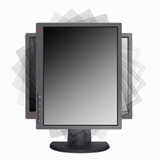 Lenovo THINKVISION LT2452P Generalüberholt, LED-Monitor 61 cm (24 Zoll), schwarz, WUXGA, USB-Hub