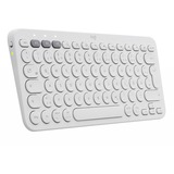 Logitech K380 Multi-Device Bluetooth, Tastatur weiß, DE-Layout