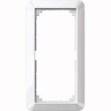 Merten Rahmen zwei fach ohne Mittelsteg weiß (glänzend), Retail