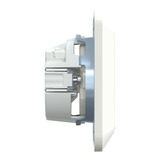 Merten Schutzkontakt-Steckdose mit Schraubklemme und erhöhtem Berührungsschutz weiß, Retail