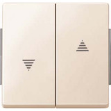 Merten Wippe für Rollladen-Wippschalter und Wipptaster Einsatz weiß, Retail