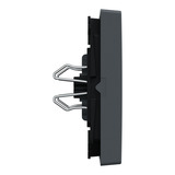 Merten Wippe zweiteilig für Serien-, Doppelwechselschalter- und Doppeltaster-Einsatz anthrazit, Retail