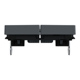 Merten Wippe zweiteilig für Serien-, Doppelwechselschalter- und Doppeltaster-Einsatz anthrazit, Retail