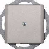 Merten Zentralplatte Aluminium mit Traggestell und Zugentlastung Leitungsauslass Typ 295660 aluminium, Retail