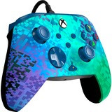 PDP Rematch Advanced Wired Controller - Glitch Green, Gamepad grün/lila, für Xbox Series X|S, Xbox One, PC