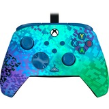 PDP Rematch Advanced Wired Controller - Glitch Green, Gamepad grün/lila, für Xbox Series X|S, Xbox One, PC