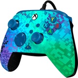 PDP Rematch Advanced Wired Controller - Glitch Green, Gamepad grün/lila, für Xbox Series X|S, Xbox One, PC