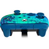 PDP Rematch Advanced Wired Controller - Glitch Green, Gamepad grün/lila, für Xbox Series X|S, Xbox One, PC