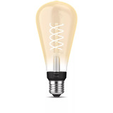 Philips Hue White Filament Lampe E27 Giant Edison ST72 550 lm, LED-Lampe 