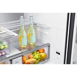 SAMSUNG RF65DG960EB1EF, Multi-Door edelstahl (dunkel), Food Showcase-Tür, Cool Select+, Beverage Center