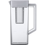 SAMSUNG RF65DG960EB1EF, Multi-Door edelstahl (dunkel), Food Showcase-Tür, Cool Select+, Beverage Center