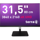 TERRA 3295W PV, LED-Monitor 80 cm (31.5 Zoll), schwarz (matt), UltraHD/4K, IPS, HDMI, DP, USB-C, USB-Hub