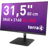 TERRA 3295W PV, LED-Monitor 80 cm (31.5 Zoll), schwarz (matt), UltraHD/4K, IPS, HDMI, DP, USB-C, USB-Hub