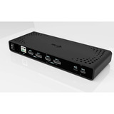 i-tec Universal Dual 4K Display Docking Station Power Delivery 85W, Dockingstation schwarz, Anschluss per USB-C, inkl. USB-C-Ladegerät 100 W