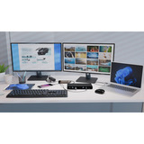 i-tec Universal Dual 4K Display Docking Station Power Delivery 85W, Dockingstation schwarz, Anschluss per USB-C, inkl. USB-C-Ladegerät 100 W