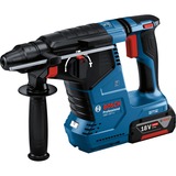 Bosch Akku-Bohrhammer GBH 18V-24 C Professional, 18Volt blau/schwarz, 2x Li-Ionen Akku 5,0Ah, Bluetooth, in L-BOXX