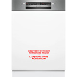 Bosch SMI2HTS08E Serie 2, Spülmaschine edelstahl (gebürstet), 60 cm, Home Connect